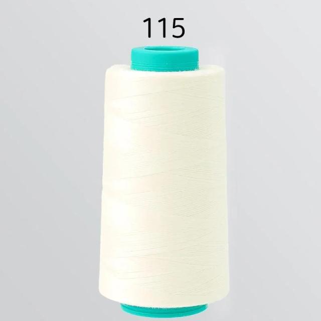 Linha de Costura Poliéster Serrilhada 40s - Carretéis para Máquina e Bordado com 3000 Jardas
