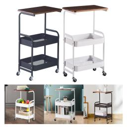 Carrinho de armazenamento multifuncional à prova de poeira, Organizador deslizante, Moderno Slim para quarto, Lugar estreito, Escritório, Lavanderia, Banheiro - Image 6