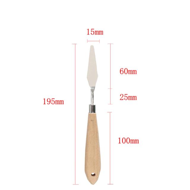 Raspador de Textura e Paleta para Artistas: Ferramenta Ideal para Pintura a Óleo e Aquarela