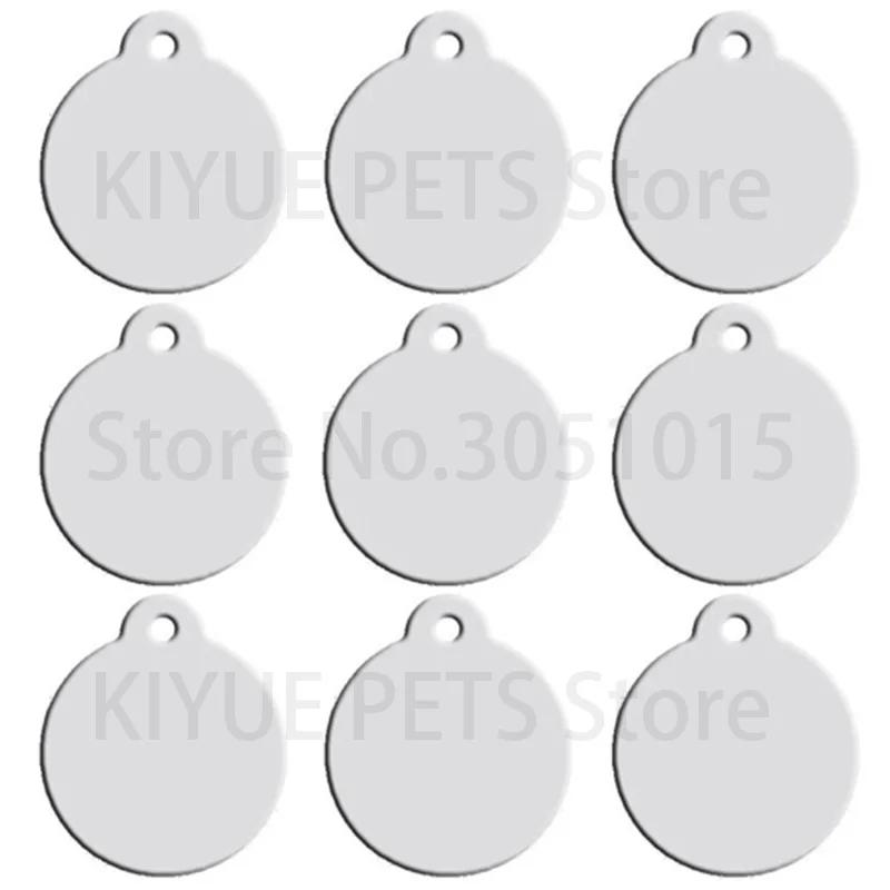 Alumínio telefone charme chaveiros, forma redonda, telefone Tag, pet fornecimentos, liga, cão, gato, loja, placa Lable, atacado, 20pcs - Image 1