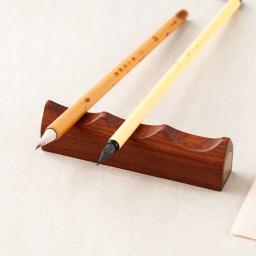 Suporte De Caneta De Caligrafia Criativa, Durável Chinês Escrita Brush Holder, Portátil Prático De Madeira Mesa Pen Stand, Desktop Decor - Image 4