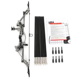 Archery Mini Composto Bow Kit, Arco e Setas Set, Tiro Alvo, Jogo, Acessórios de Prática, Presente, 16lbs, 16,4" - Image 2