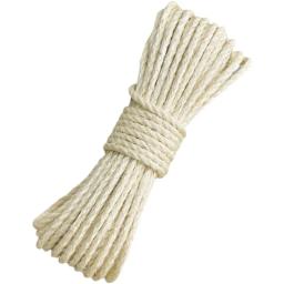 Corda de sisal para gato escalada, corda de cânhamo verde Handmade Cat Scratching Post, lixo DIY, cor primária, 6mm, 8mm x 20m - Image 6
