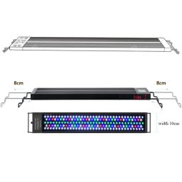 Auto on off luz do aquário, luz do tanque de peixes de espectro completo com temporizador, LED do nascer do sol, lâmpada RGB para plantas aquáticas, 30 cm, 45cm - Image 5
