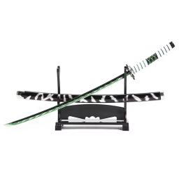 Demon Slayer Cosplay Espada de Metal, Espadas Katana Real, Adereços prontos para batalha, Arma Anime, Sem Borda, Decoração Do Quarto - Image 6