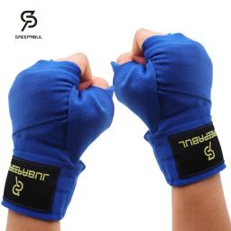 1 par 3m/5m poli & algodão boxe handwraps bandagem luvas de treinamento kickboxing muay thai mma mão envoltórios cinta esportiva - Image 5