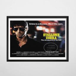 Cobra 1986 Filme Por Steven Morris Impressão clássica Arte Canvas Poster Para Sala De Estar Decoração Casa Wall Picture - Image 4