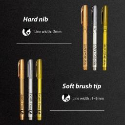 Canetas com Tinta Impermeável, Marcador de Prata, Dourado, Cores Brilhantes, Arte, Pintura, Sapato, Doodle, Vidro - Image 4