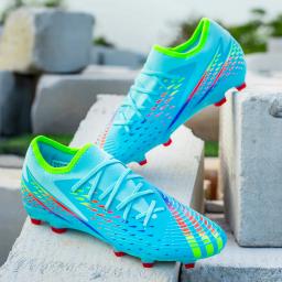 Botas de futebol profissional de treinamento de grama, sapatos de futebol baixos masculinos, chuteiras ultraleves FG TF 2024 - Image 3