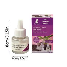 Feromônios Cat Impedir Gatos de Coçar e Urinar, 48ml Anti-Stress Agente Calmante para Gatos, Feromônios, Emocional - Image 6
