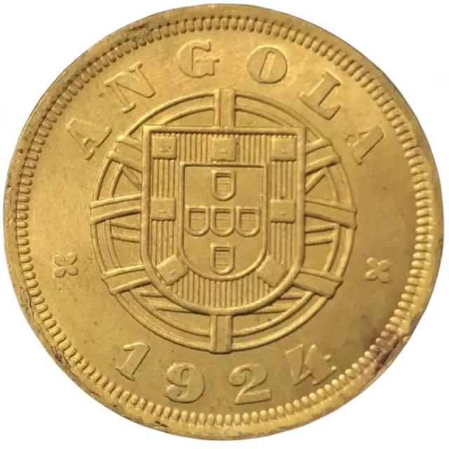 1924 Moeda Cópia Bronze 5 Centavos Inglês