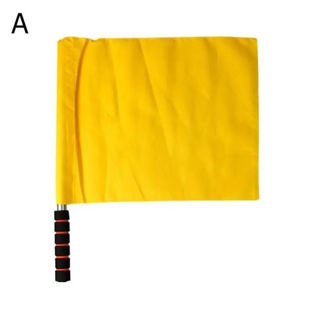 Bandeira de Árbitro de Futebol em Cores Variadas para Treinamento e Competição - 1 Peça