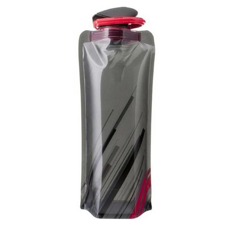 Sacos de água macios dobráveis para esportes ao ar livre, caminhadas e camping, reutilizáveis e portáteis, ultraleves, transporte de gota, 700ml - Image 1