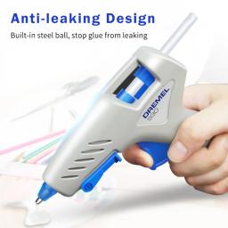 Dremel-pistola de cola hot melt a930/940, 60w, profissional, portátil, temperatura térmica, ferramenta de reparo elétrico, 7/11mm cola varas - Image 3