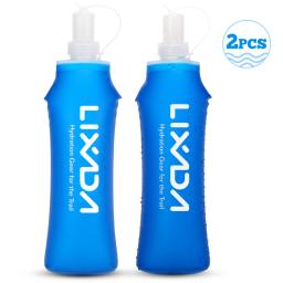 Lixada-Garrafa de Água ao Ar Livre, Frasco Dobrável Suave, BPA Free, Esporte Running, Caminhadas, Ciclismo, 500ml, 1Pc, 2Pcs - Image 1