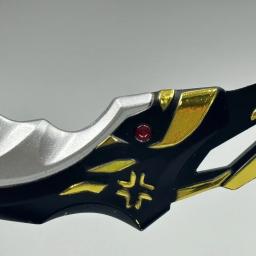 Espada valorant para crianças, faca samurai, estojo de couro, metal giratório, presente, campeões da série 15cm, 2021 - Image 4