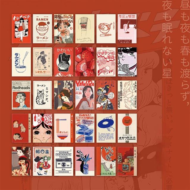 Cartão Postal Mr Papel Retro: Estilo Fresco e Criativo em Papelaria Japonesa para Decoração e Presentes