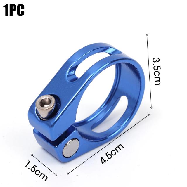 Braçadeira de Assento para Bicicleta em Alumínio CNC - Acessórios de Ciclismo para Sela 45mm, 35mm e 15mm, 2024