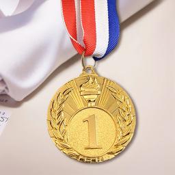 Medalha De Bronze De Prata De Ouro, Recompensas Esportivas Com Fita De Pescoço, Vencedor De Metal, Medalhas De Competição, Show De Talentos, Corrida De Festa, 5cm - Image 2