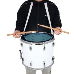 Marchando profissional do tambor com pele azul, percussão instrumento prática, percussão instrumento, bateria ajustar chave, baqueta, Backstrap peças, 14" - Image 1