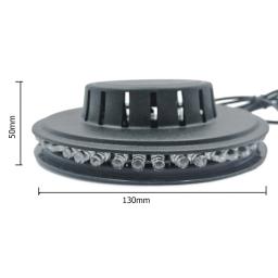 5w usb rgb som luz ativada girando discoteca led bola festa palco par luzes lâmpada ativada led disco som estroboscópio lâmpada - Image 6