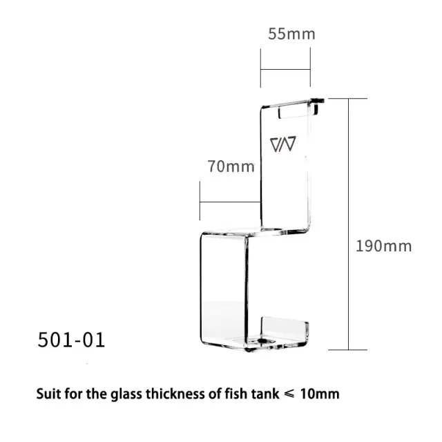 Alimentador de Vidro Transparente para Aquário: Estilo e Qualidade para Seus Peixes