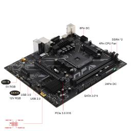 Kllisre-kit placa-mãe amd ryzen r5 5 3500x, ddr4, 16gb (2x8gb), 3200mhz, am4 b450m - Image 5