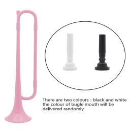 Bb ABS plástico trompete para jovens pioneiros, chifre colorido para iniciantes, instrumento musical de latão para estudantes, Call Bugle - Image 3