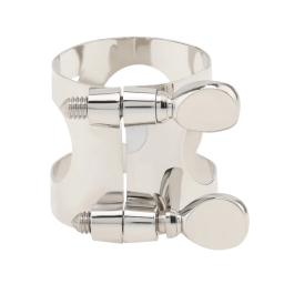 Chapeamento de níquel de cobre prata clarinete bocal ligadura carinet peça de substituição para clarinete plano b com parafusos ajustáveis - Image 5
