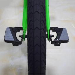 1 par de bicicleta pedais traseiros antiderrapante bicicleta pedal dobrável aço ciclismo stand footpegs bicicleta apoio para os pés para criança segurança assento traseiro - Image 3