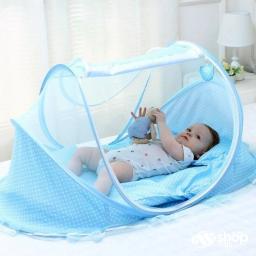 Berço Mosquiteiro Portátil Compacto com Zíper Proteção Para Bebê - Image 5