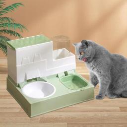 Alimentadores automáticos do animal de estimação e alimentos e água tigelas para gatos e cães, alimentadores automáticos Waterer - Image 4