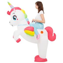 Fantasias infláveis de dinossauro e unicórnio para crianças e adultos, mascote animal, traje de cosplay anime, festa de Halloween, Purim, criança, novo - Image 2