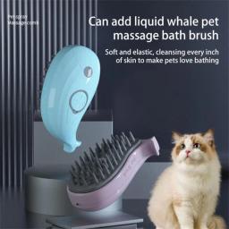 Spray de massagem pente para Pet, gato e cachorro pente, um botão, depilação, produtos para animais, novo - Image 4
