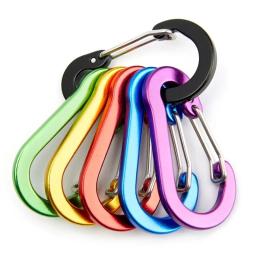 Outdoor Camping Aço Mosquetão Clipes, Montanhismo Fivela, Pequena Ferramenta Multi, Acessórios de Escalada de Pesca, Dropshipping, 6 Pcs, 12Pcs - Image 1