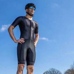 Sila homens tri ternos roupas de corrida atleta profissional triatletas treinamento ou patinação média competição patins tri terno - Image 3