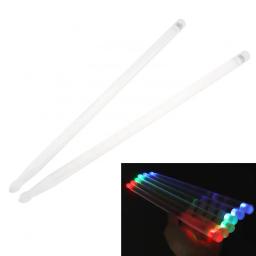 5a led material de polímero baqueta noctilucente brilho no escuro desempenho de palco baquetas jazz luminosas vermelho/verde/azul - Image 5