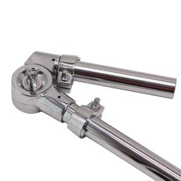 22mm acessórios da placa giratória tambor conjunto suporte de tambor tom titular ferramenta exibição para amantes percussão um par - Image 4