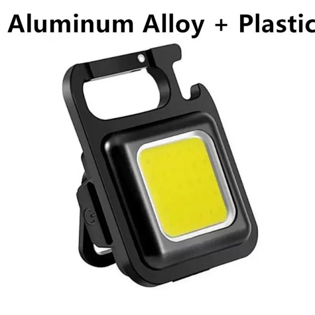 Mini Lanterna LED Multifuncional com Carregamento USB - Ideal para Camping, Pesca e Atividades ao Ar Livre