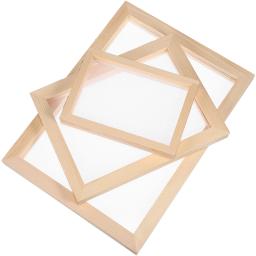 Artesanato De Madeira Artesanato Kit, Artesanato De Papel DIY, Moldura De Dupla Camada, Fazendo Molduras, 3 Pcs - Image 5