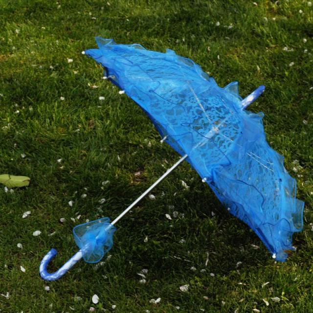 Laço Colorido Floral Para Guarda-Chuva de Noiva: Artesanato Decorativo Para Casamentos e Festas