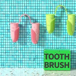 Non-Toxic Silicone Dedo Pet Toothbrush, Produtos de limpeza de dentes de cachorro, Bad Breath Care, Super macio, cão, gato - Image 5