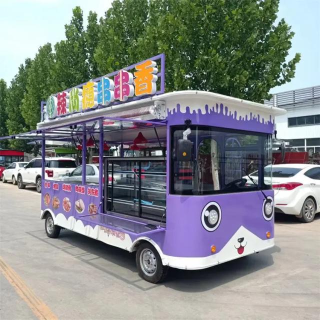 Carrinho de Lanche Elétrico Multifuncional - Seu Negócio Móvel Personalizável