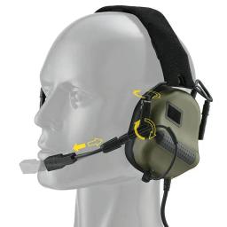 Protetores de orelha para tiro ativo F10 Caça Proteção auditiva Fone de ouvido NRR 22dB Comunicação tática - Image 2
