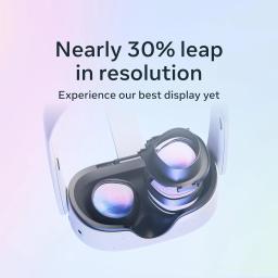 Meta Quest 3 512GB Oculus Headset VR Sem Fio com Resolução 30% Mais Nítida, 2X Potência Gráfica, Teste de 3 Meses Meta Horizon+ com Mais de 40 Jogos - Image 3
