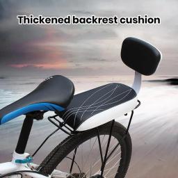 Almofada do assento traseiro de bicicleta com apoio para os pés, Esponja De Enchimento, Almofada do assento traseiro, Crianças, Portador de Segurança Infantil - Image 2