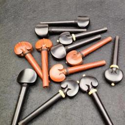 Ebony Rosewood Violoncelo String Tuning Pegs, Chaves Winder, Acessórios Peças, 4Pcs, 4Pcs - Image 1
