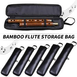 Portátil impermeável PU couro flauta saco, armazenamento de instrumentos, saxofone engrossado, baquetas, instrumentos acessórios, 2024 - Image 1