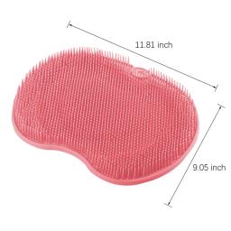 Silicone Rub Back Brush para Banheiro, Antiderrapante, Almofada para os Pés Esfoliante, Lavar os Pés com Otário, Massagem de Banho, 1Pc - Image 5