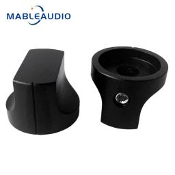 Liga de alumínio Duckbill Shaped botão, amplificador de áudio, botão do potenciômetro, botão Volume sólido, Brand New, 20x15mm, 1pc - Image 4